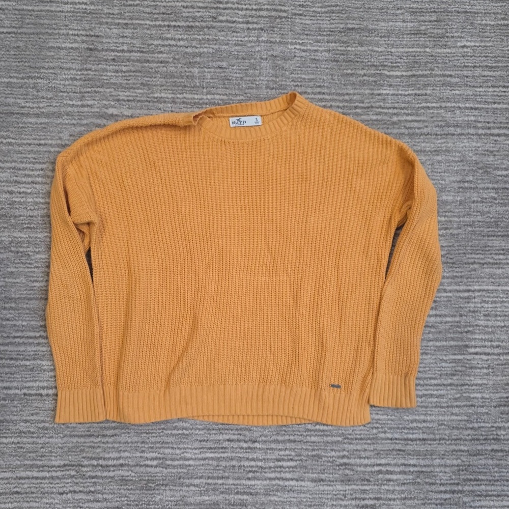 yellow Hollister sweater, women’s small
